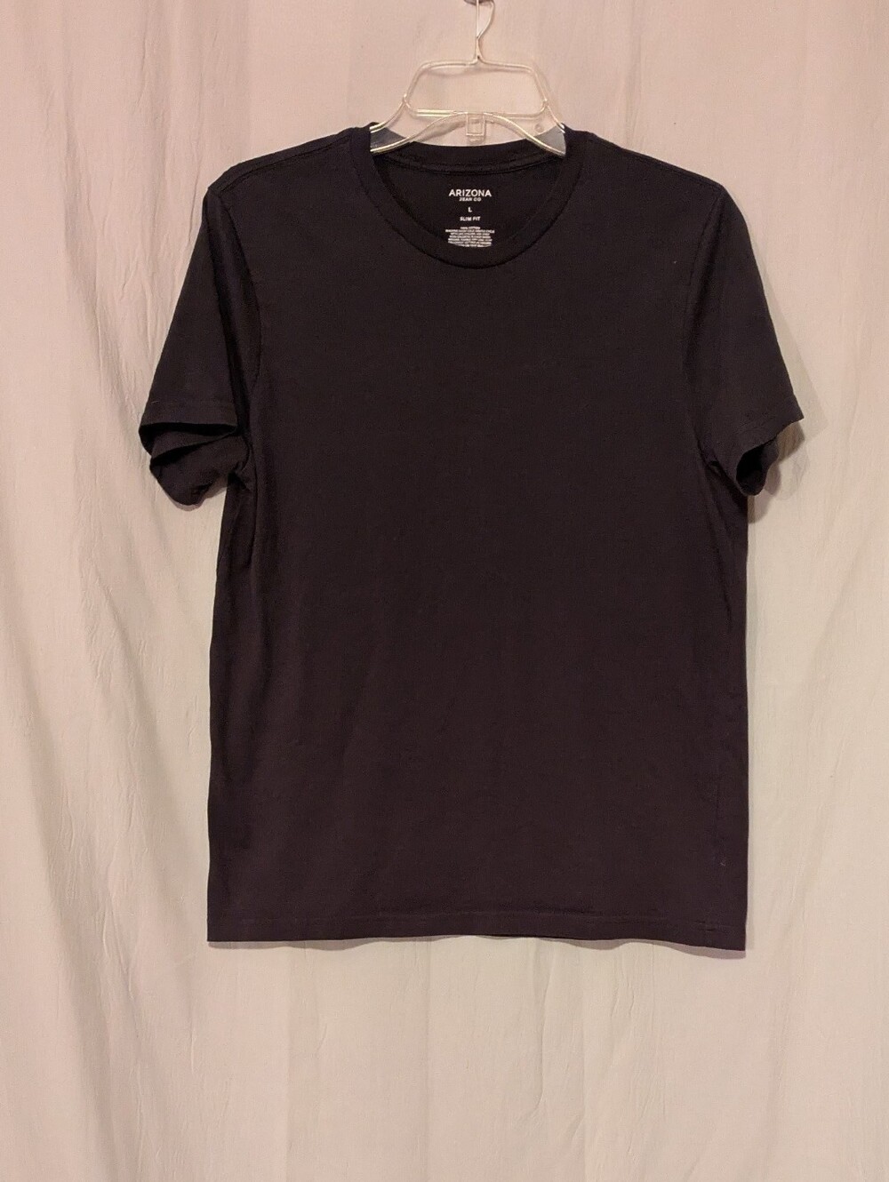 Arizona Jean Company Mens Grayish Black T Shirt Size Large SLIM FIT